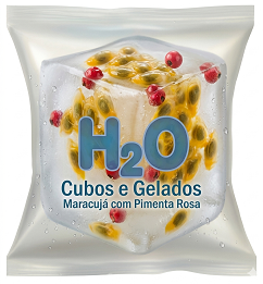 Gelo Maracujá com Pimenta Rosa
