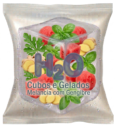 Gelo Melancia e Gengibre
